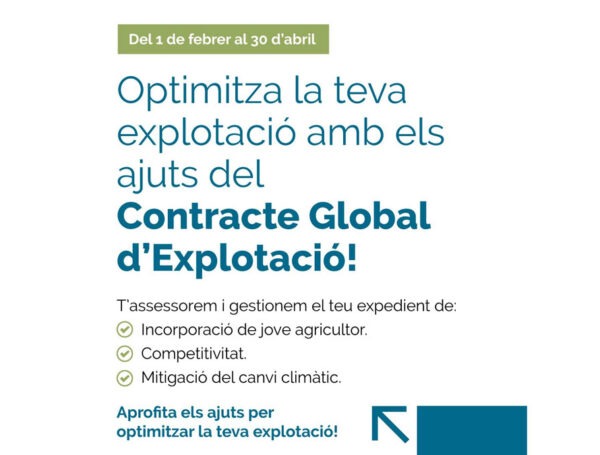 Optimiza tu explotación con las ayudas del Contrato Global de Explotación