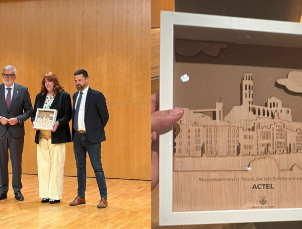 Reconeixement a la tasca social i solidària que realitzem a la ciutat de Lleida